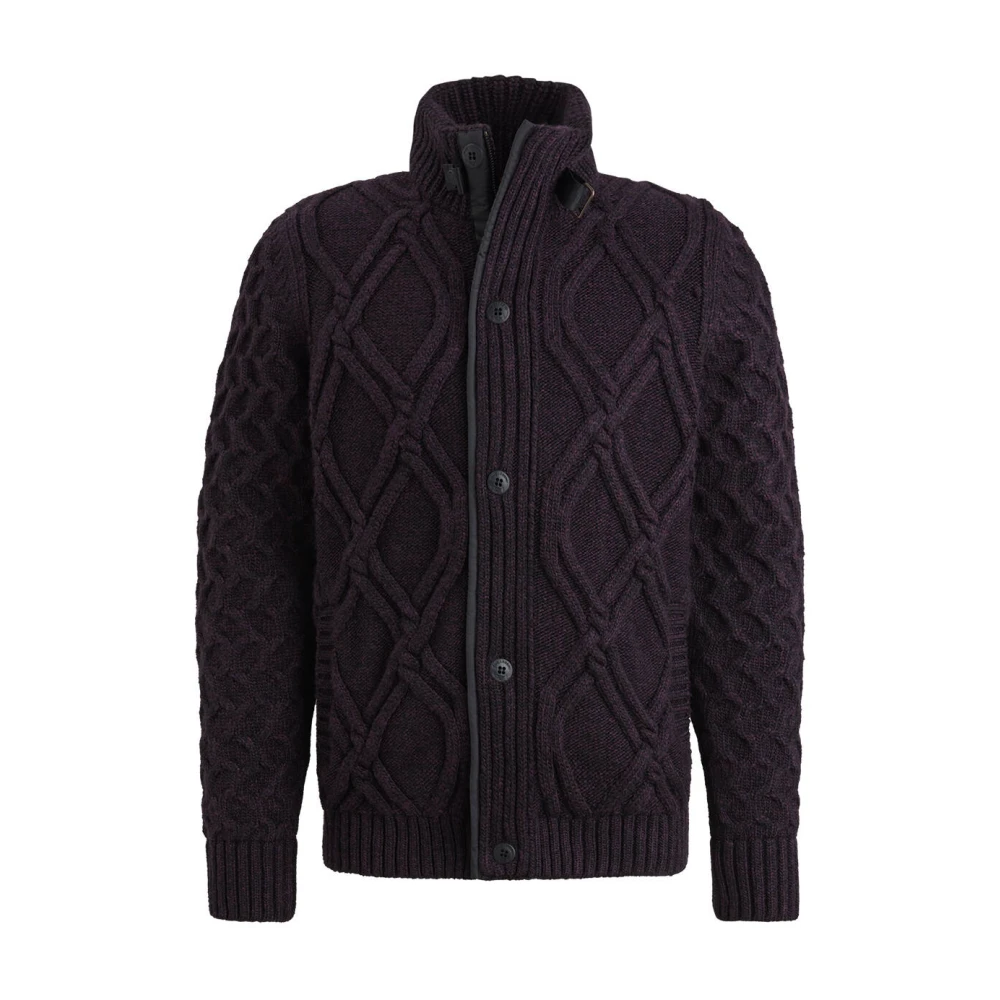 PME Legend Zware Gebreide Gemengde Garen Ritsjas Brown Heren