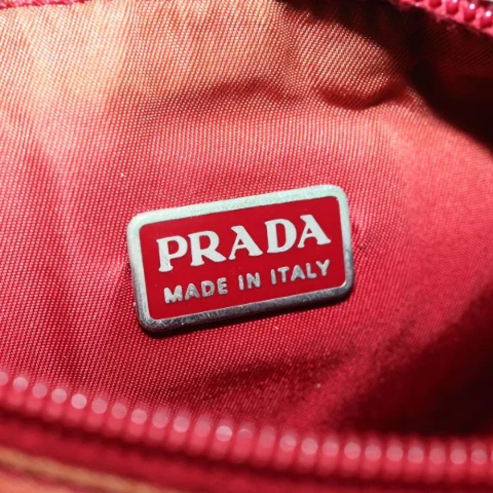 Prada Vintage Pre-owned Fabric prada-bags Red Dames