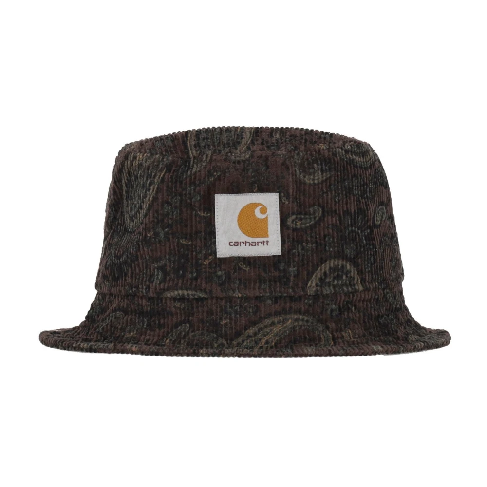 Carhartt WIP Paisley Print Bucket Hat Brown Heren