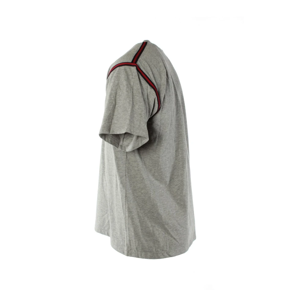 Gucci Oversized T-shirt met iconisch logo Gray Heren