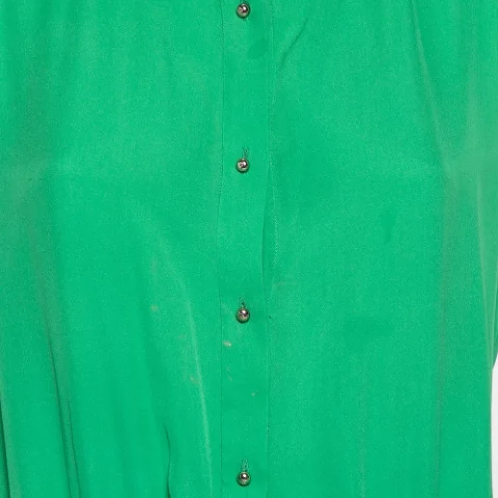 Carolina Herrera Pre-owned Polyester dresses Green Dames