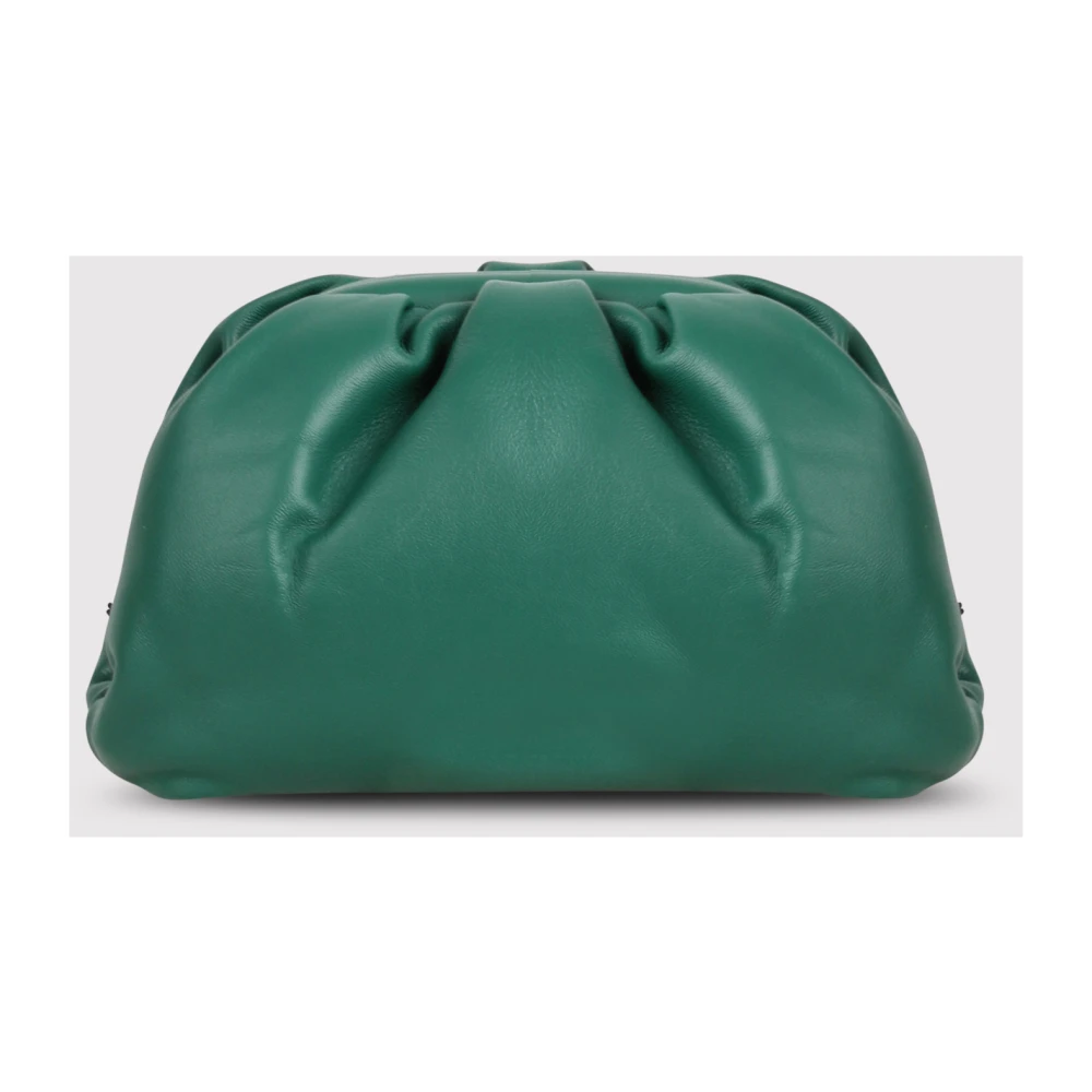 Essentiel Antwerp Gedrapeerde Gingers Clutch Tas met Logo Green Dames