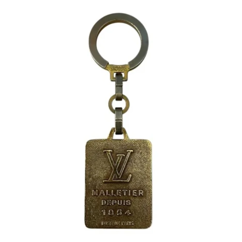 Louis Vuitton Vintage Pre-owned Metal key-holders Yellow Unisex