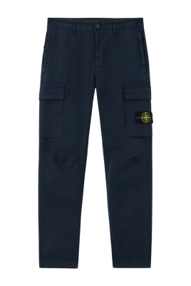 Stretch Cotton Twill Cargo Pants