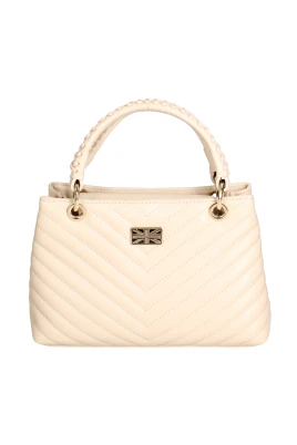 Chevron Quilted Handbag