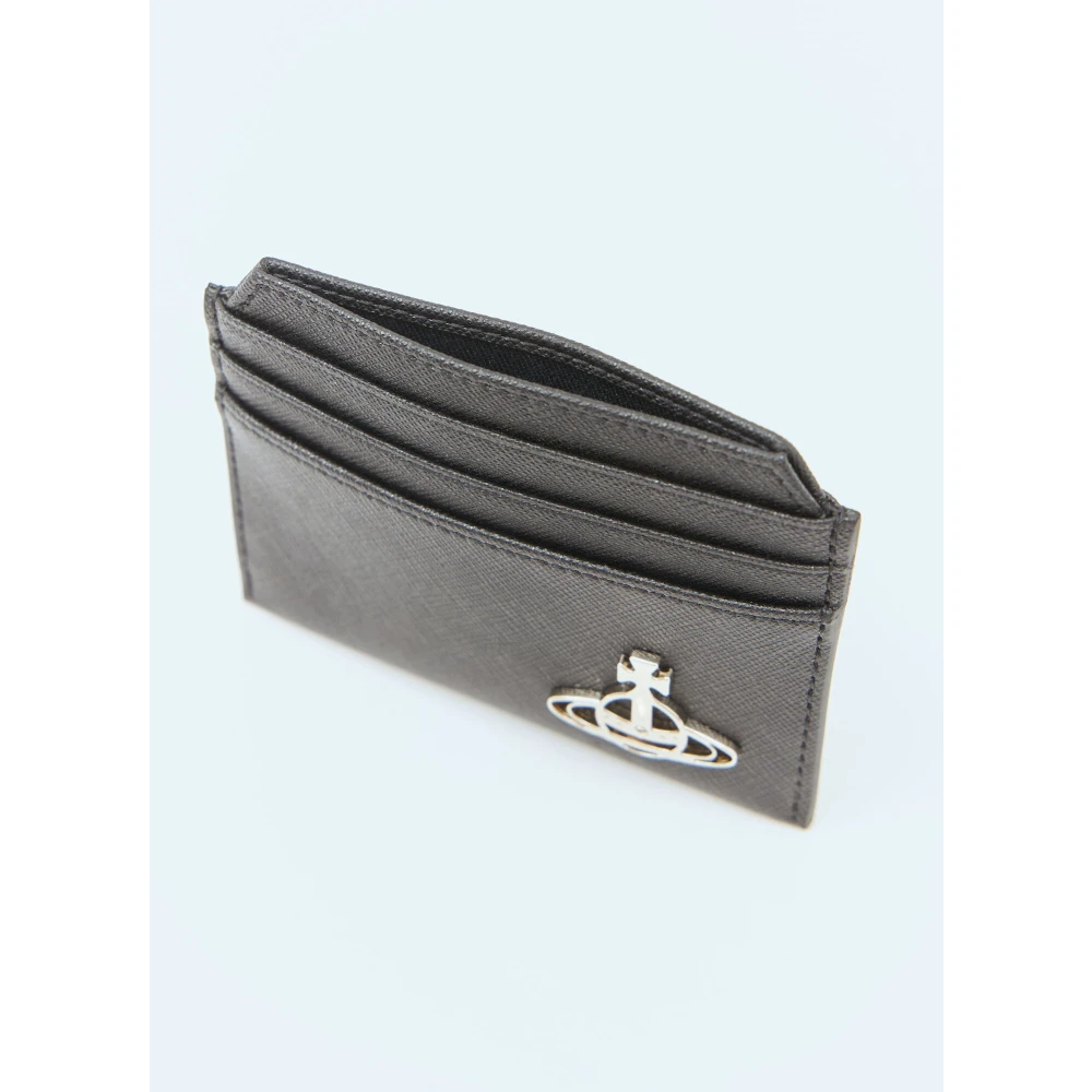Vivienne Westwood Saffiano Finish Kaarthouder Black Heren