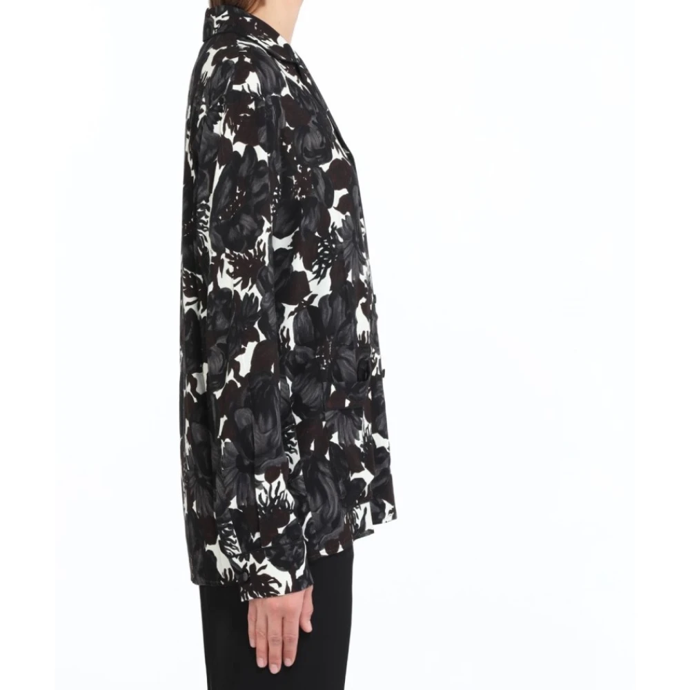 N21 Bloemenprint overhemd met knoopsluiting Multicolor Dames