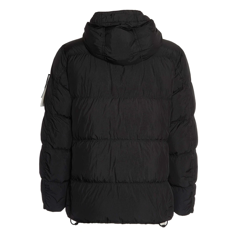 Stone Island Urban Puffer Jas Nero Aw24 Black Heren