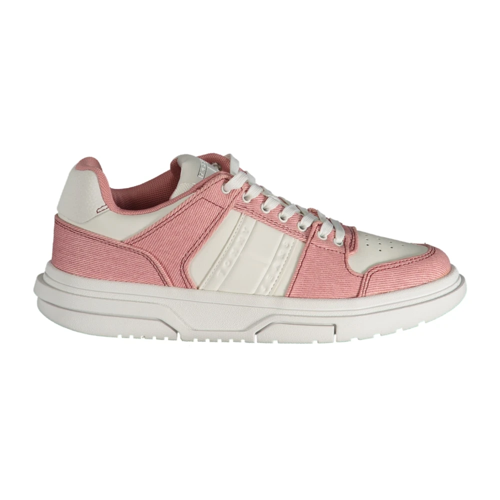 Tommy Hilfiger Women's Pink Sneakers, 3 Uk, Shoes