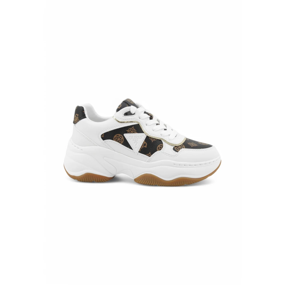 Guess Happy Sneaker Dames Schoenen Wit