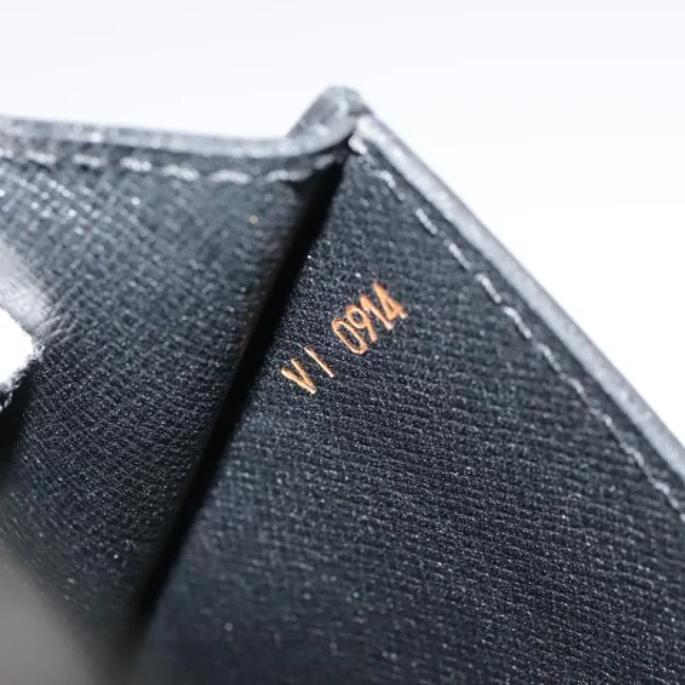 Louis Vuitton Vintage Pre-owned Leather clutches Black Dames
