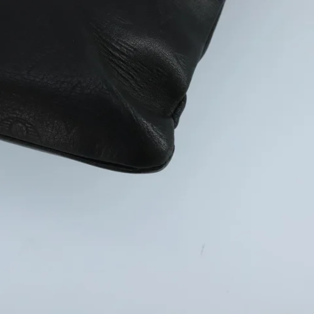 Louis Vuitton Vintage Pre-owned Leather clutches Black Dames