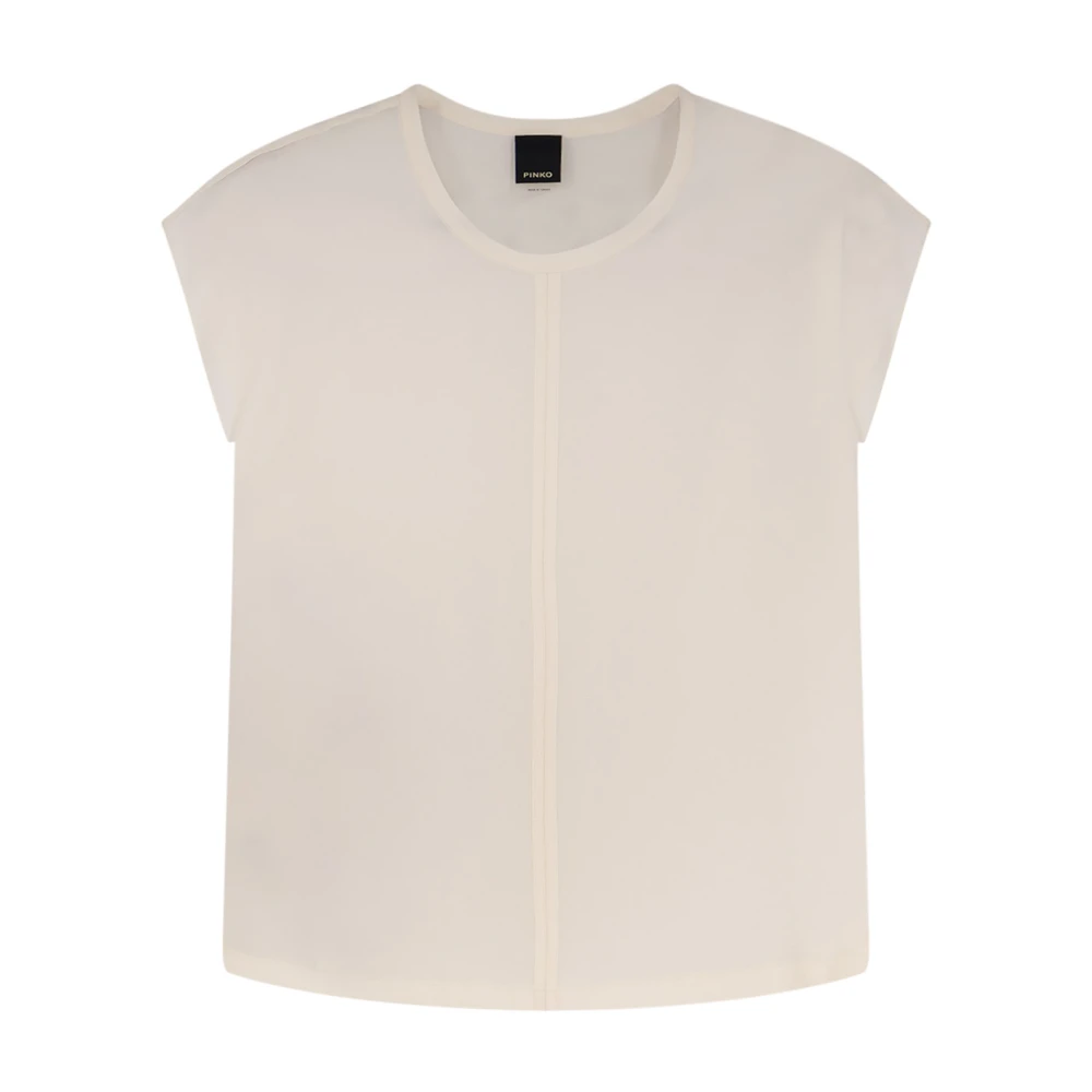 Pinko Women's White Blouses, Xs, Blossom Silk Shirt