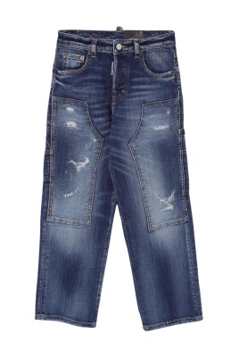 jeans-enfants-a-patches-dechires-stylish