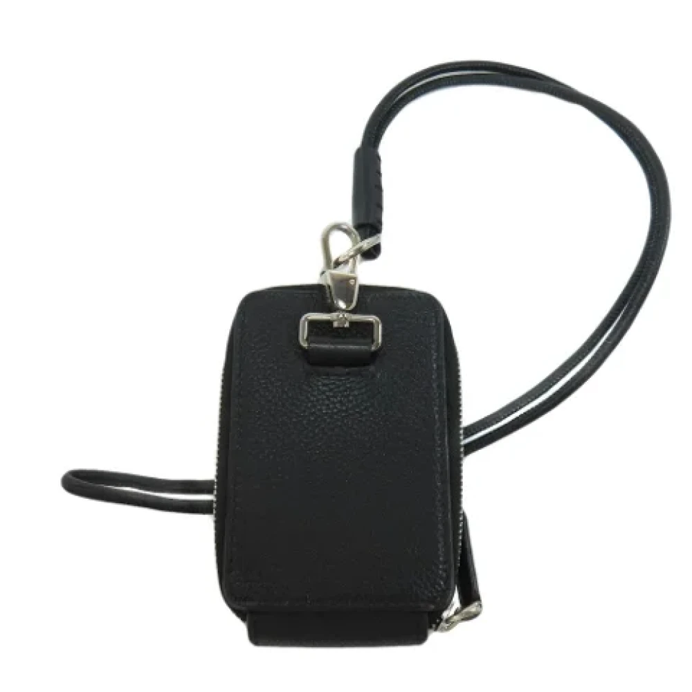 Burberry Vintage Pre-owned Leather wallets Black Dames