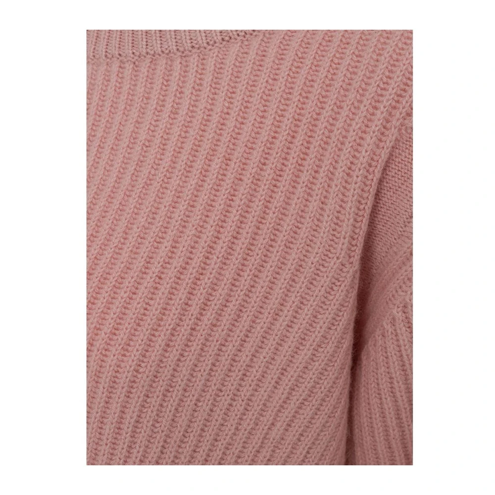 Malo Luxe Roze Cashmere Top Pink Dames