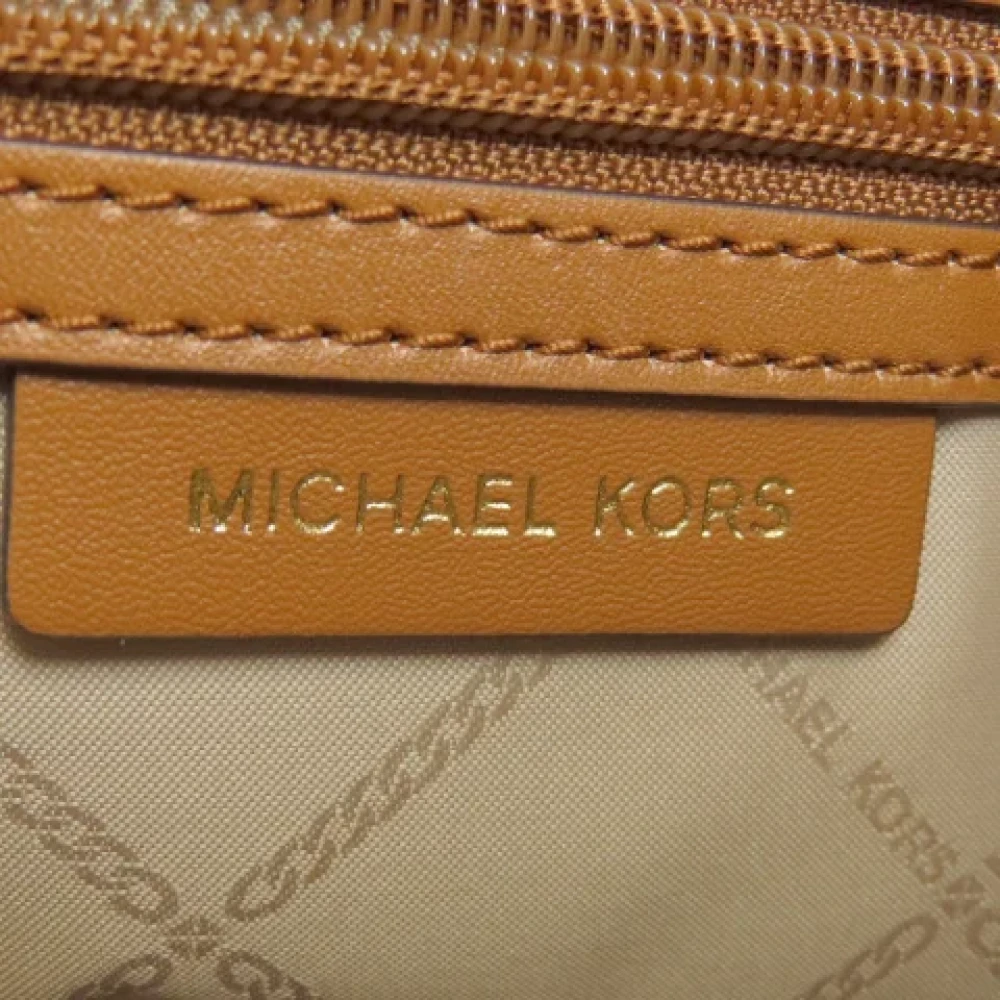 Michael Kors Pre-owned Canvas totes Beige Dames