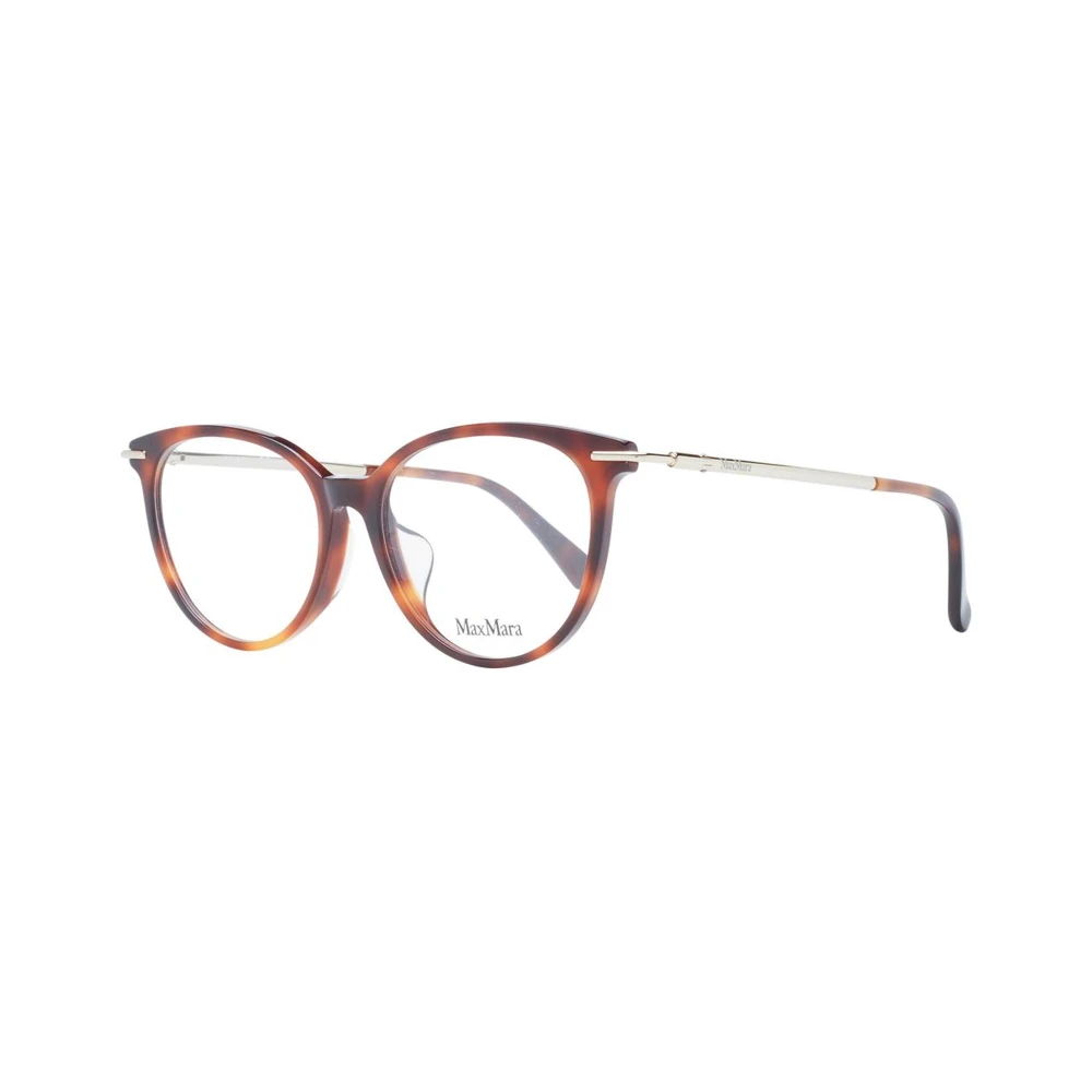 Max Mara Bruine Ronde Optische Monturen voor Vrouwen Brown Dames
