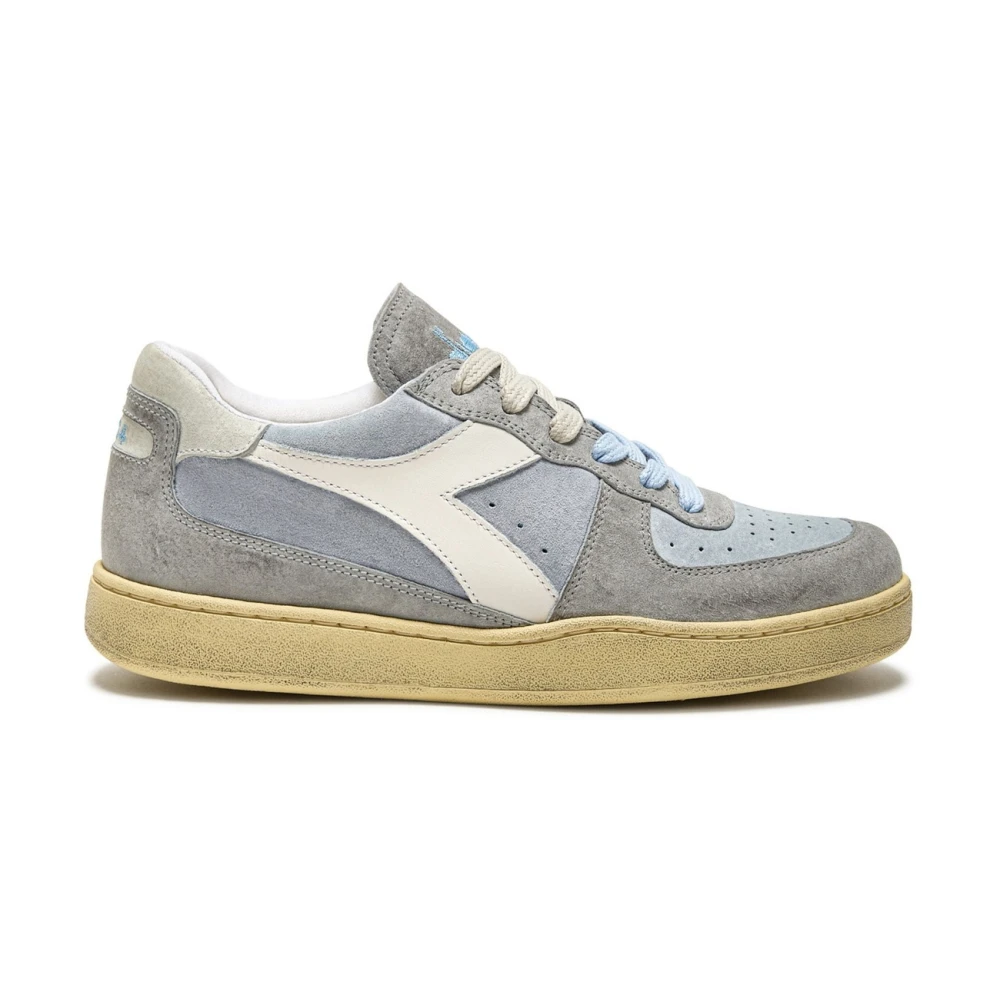 Diadora Men's Multicolor Sneakers, 12 Uk, Premium Stone Wash Suede Trainers