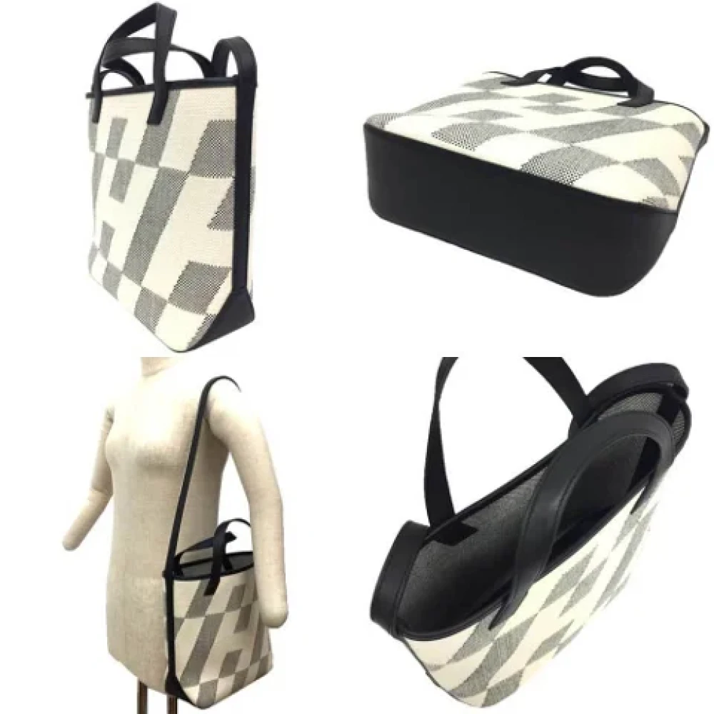 Hermès Vintage Pre-owned Canvas totes Beige Dames