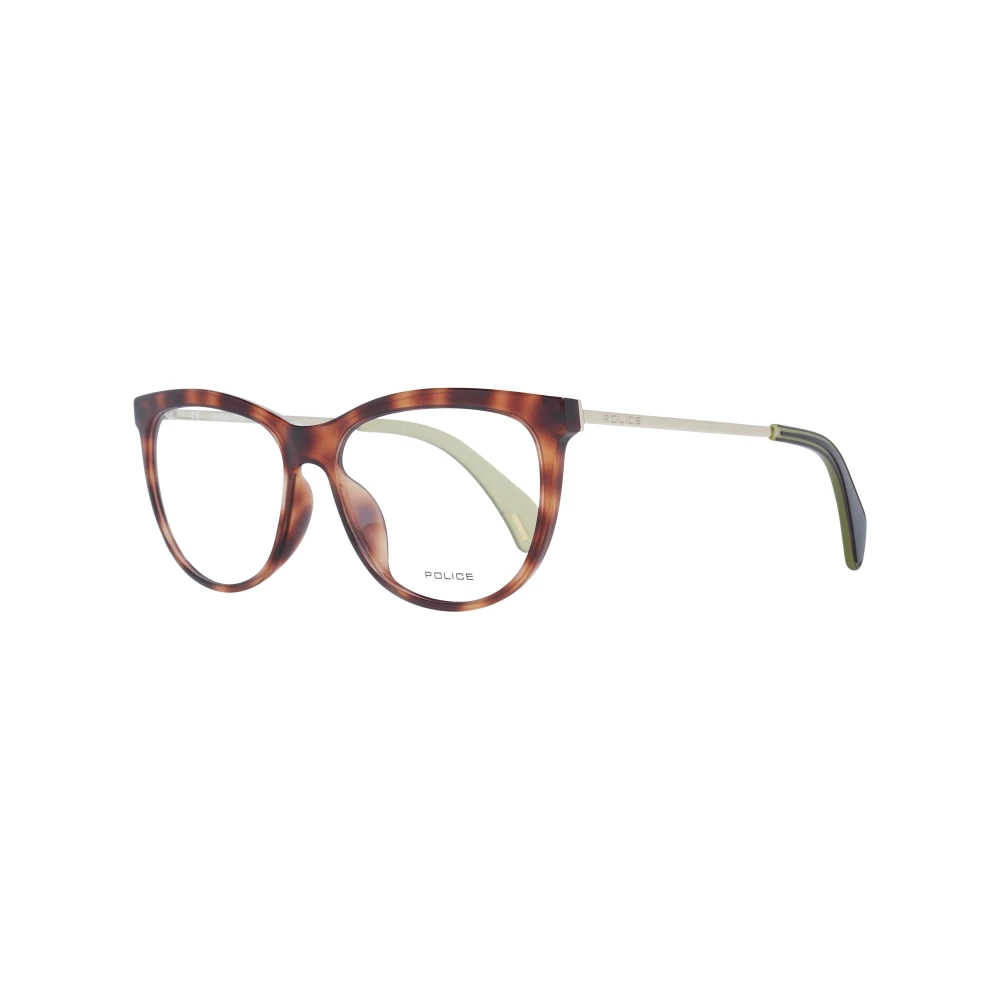 Police Bruine Dames Metalen Plastic Optische Brillen Brown Dames