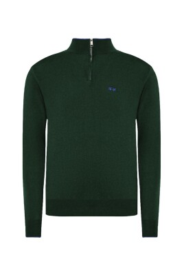 green-acrylic-half-zip-sweater-with-logo