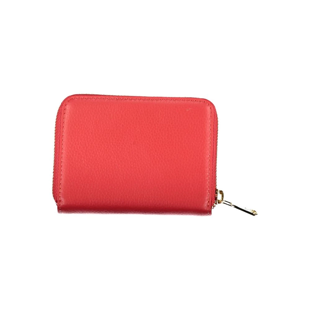 PATRIZIA PEPE Elegante roze portemonnee met twee vakken Red Dames