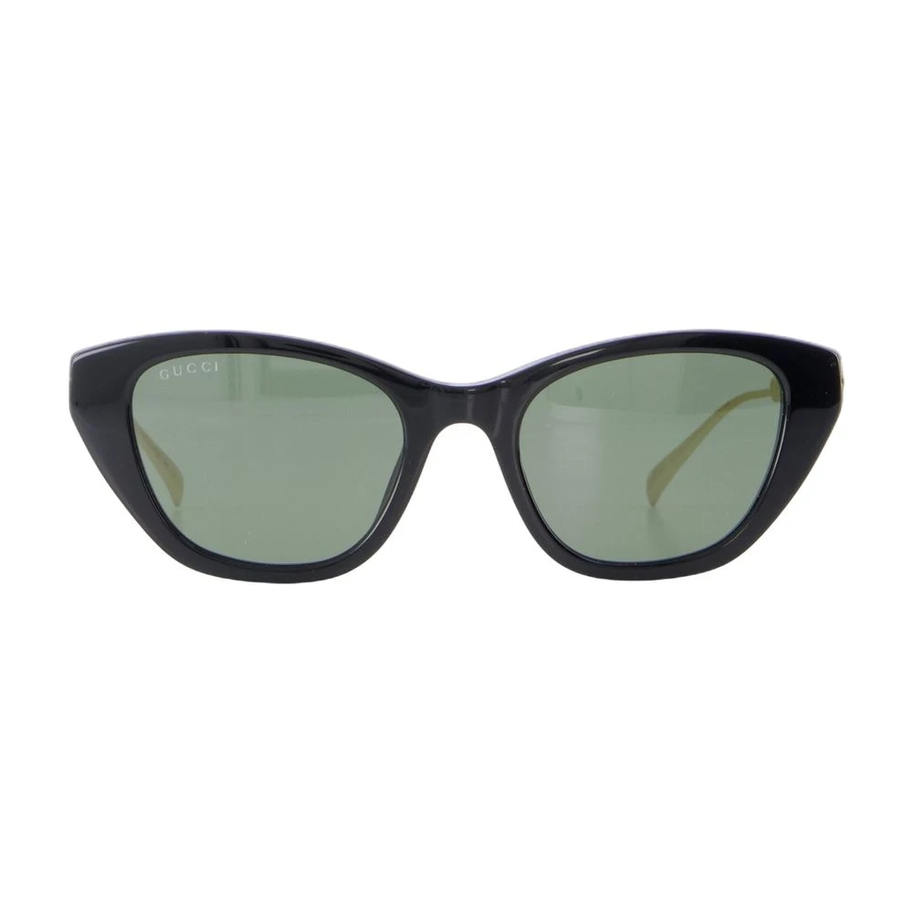 Gucci Women's Black Sunglasses, One Size, Cat Eye Sunglasses In Acetate