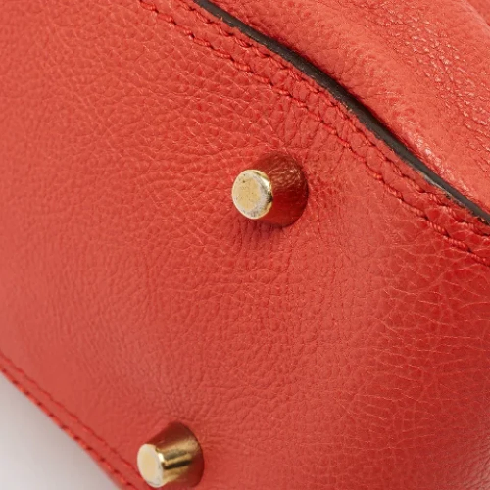 Chloé Pre-owned Leather handbags Red Dames
