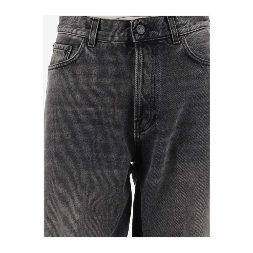 Haikure Zwarte Denim Wijde Pijp Jeans Gray Dames