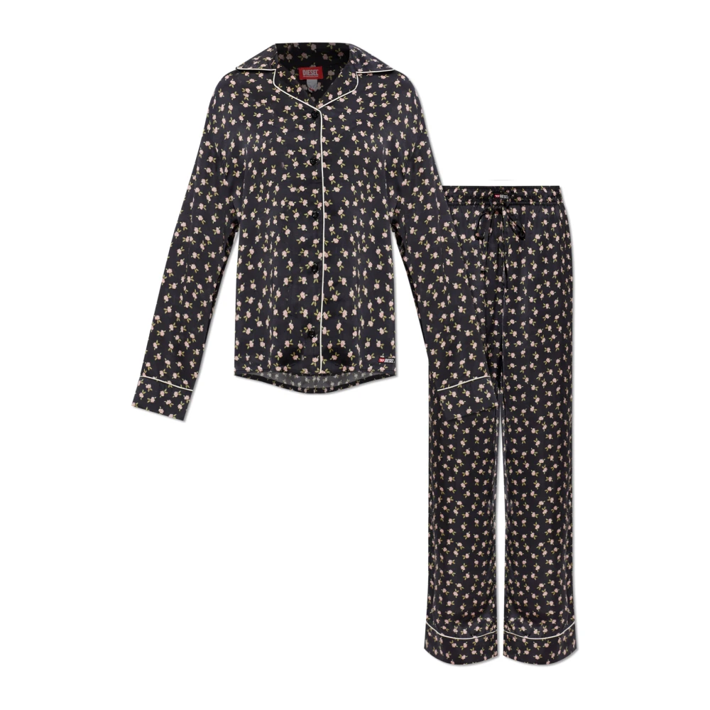Diesel Donna Nero Nightwear & Lounge, S, New,