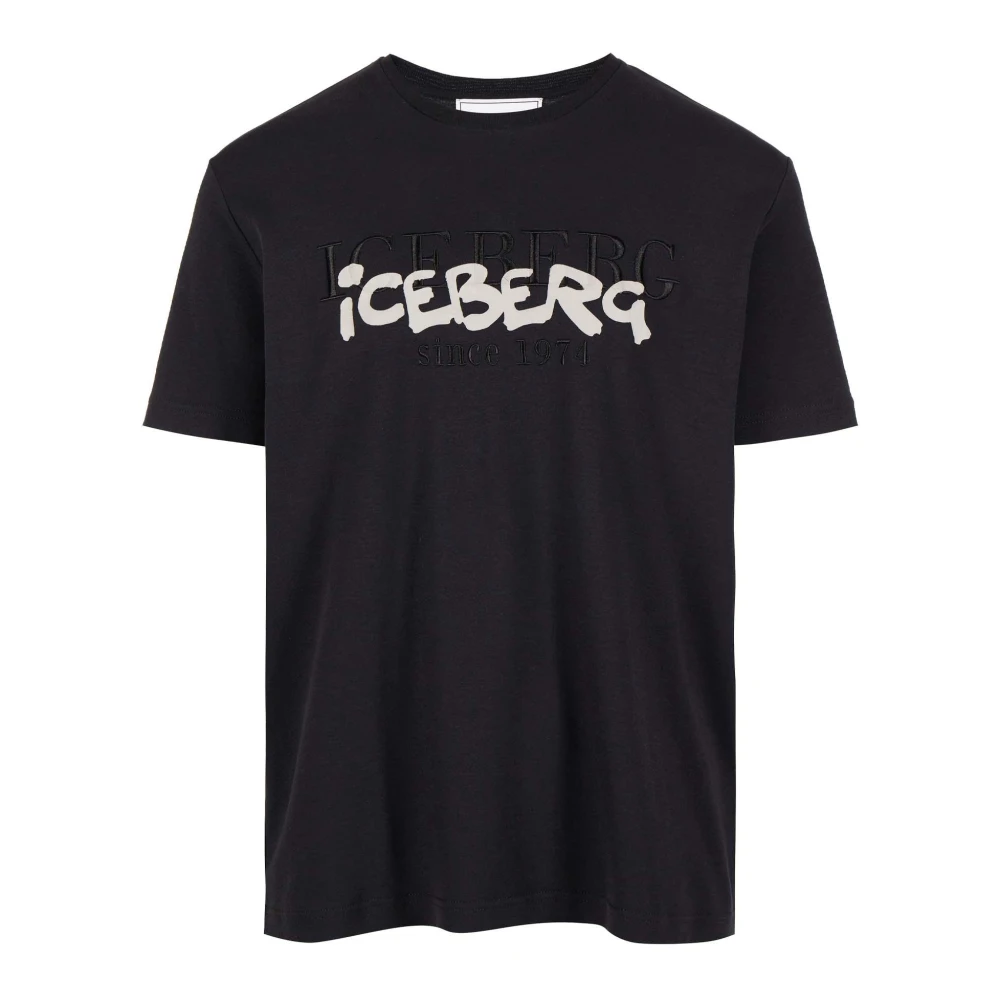 Iceberg Men's Black T-Shirt