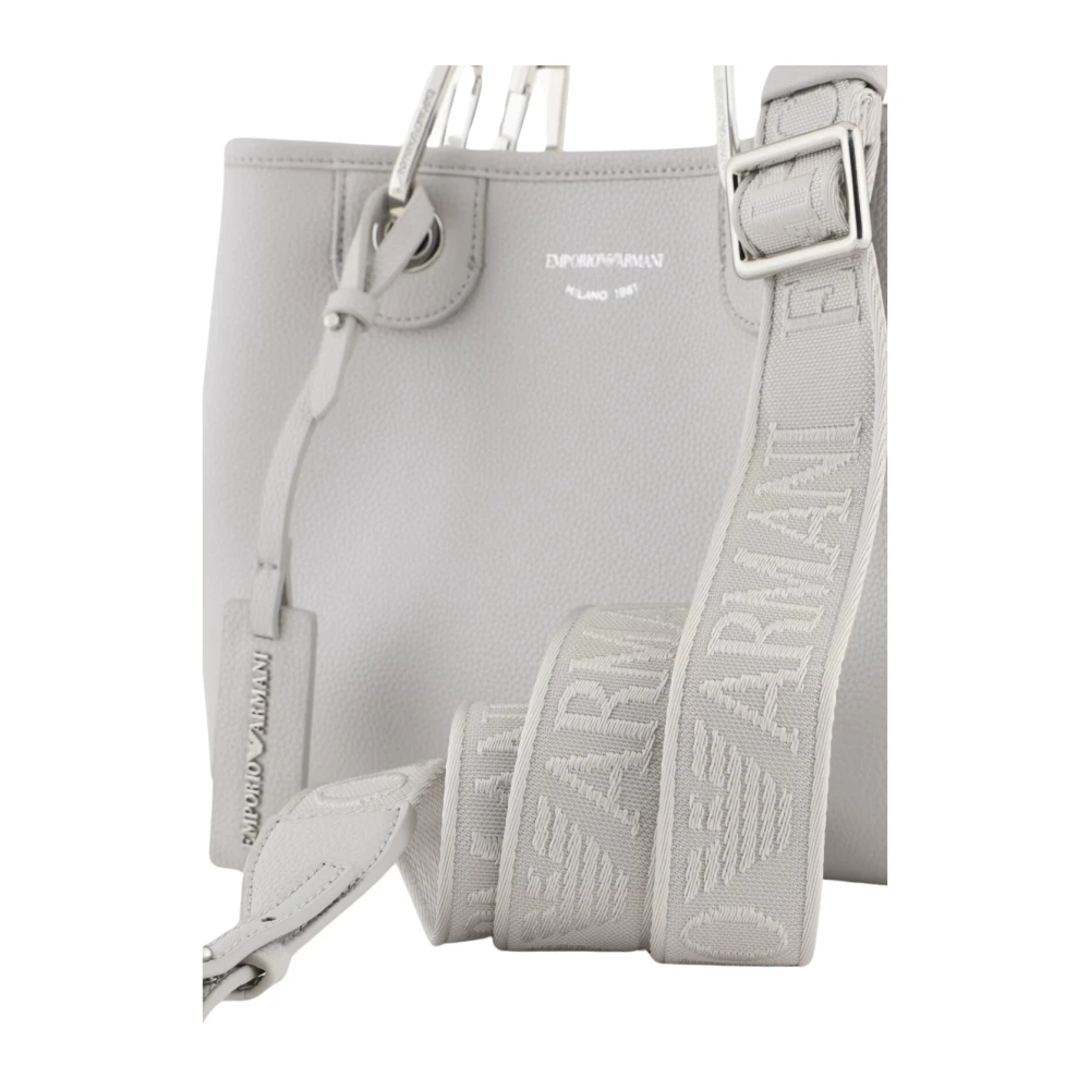 Emporio Armani Perla Tabacco Shopper Gray Dames