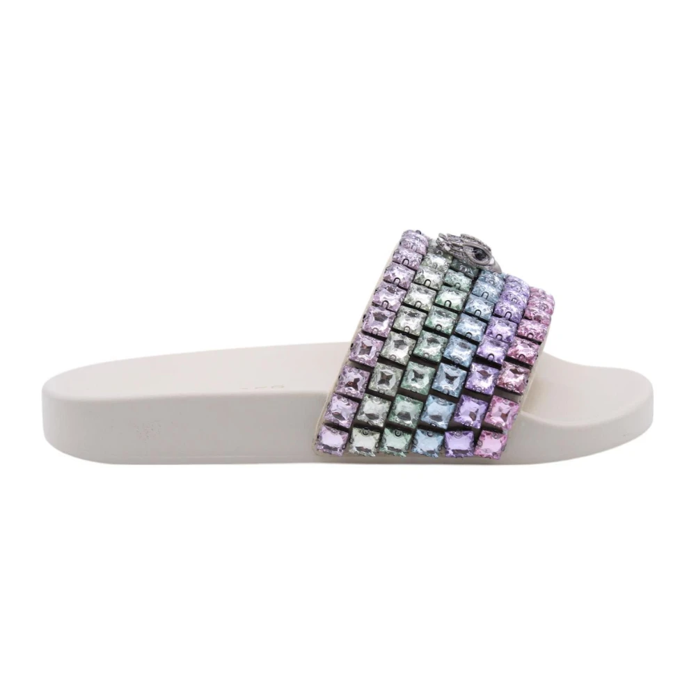 Kurt Geiger Women's Multicolor Sliders, 3 Uk, Stylish Dern Mule Shoes