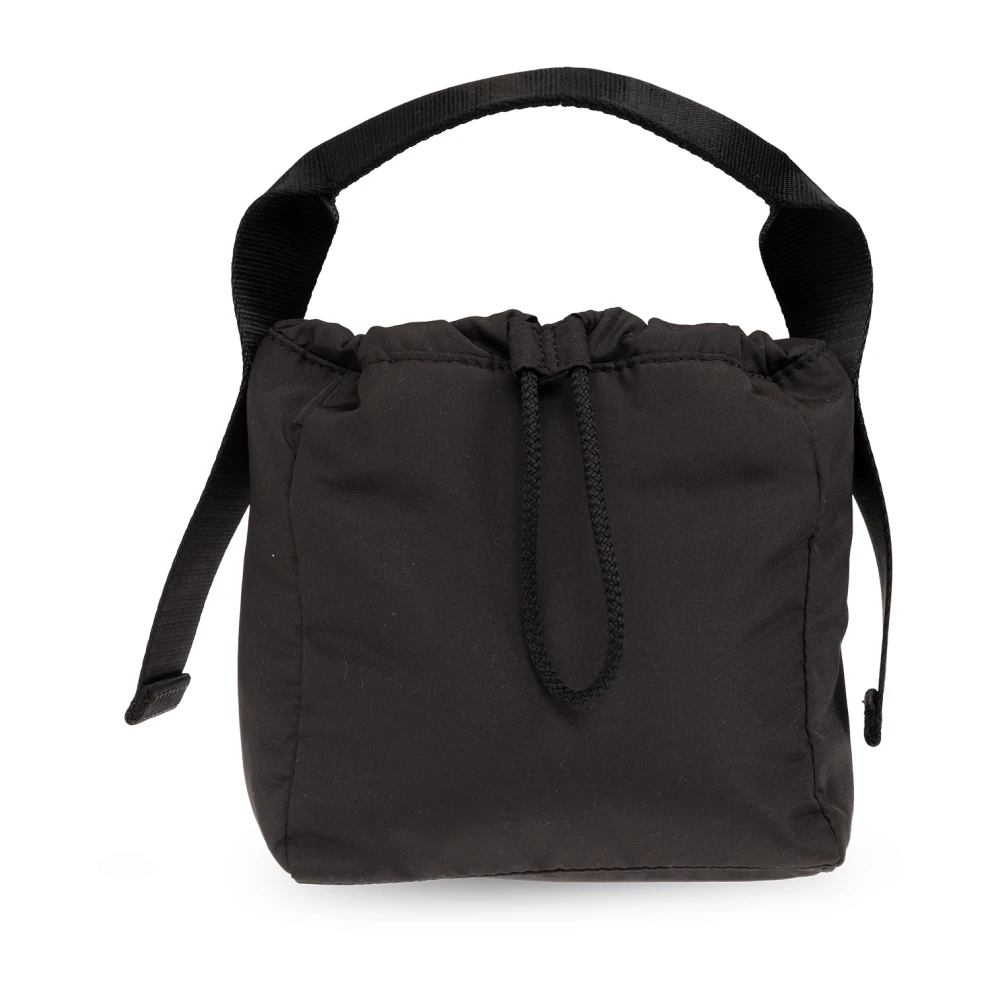 Ganni Zwarte Tech Pouch Tas Black Dames