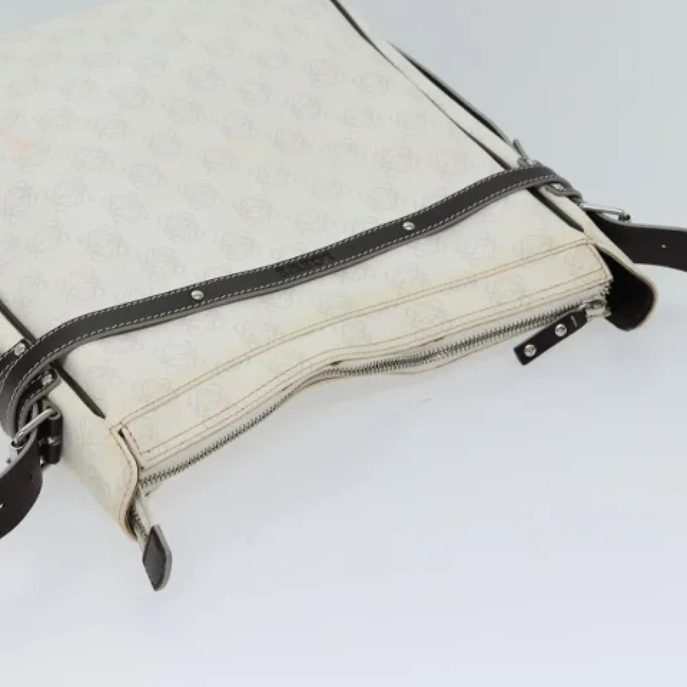 Loewe Pre-owned Canvas shoulder-bags White Dames
