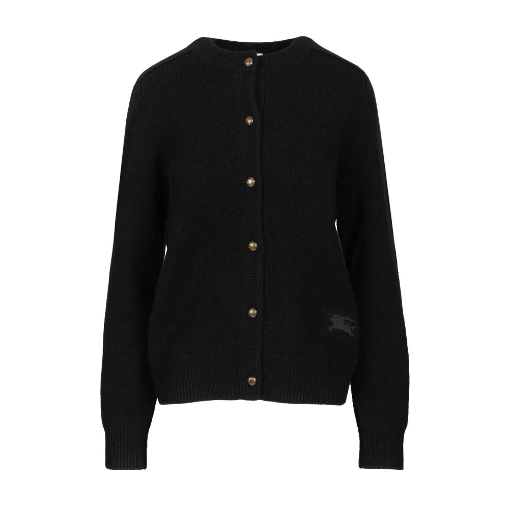 Burberry Women's Black Cashmere Cardigan - Cashmere Knitwear - S - Knitwear