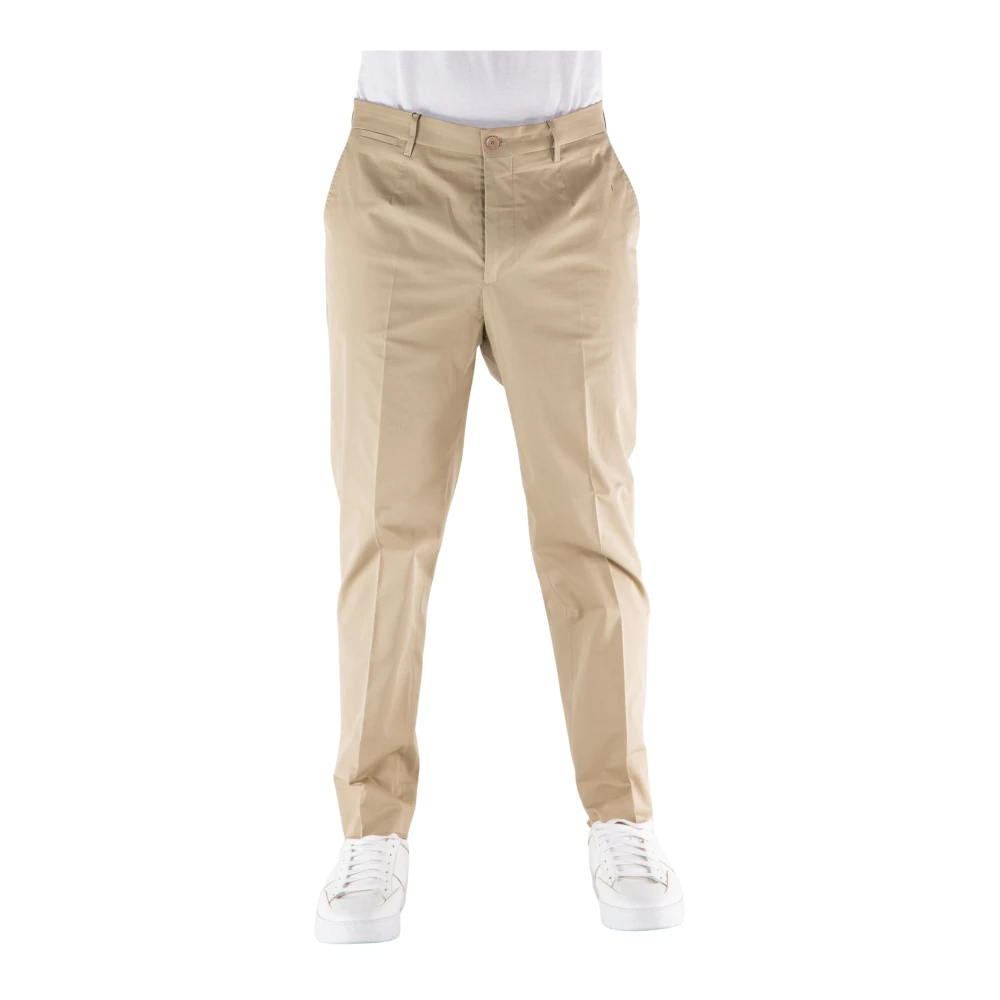 Etro Men's Beige Slim-Fit Chino Pants Update Wardrobe
