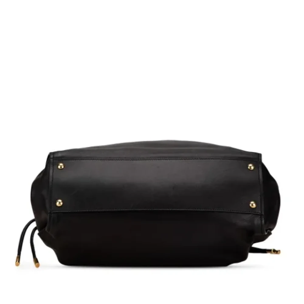 Salvatore Ferragamo Pre-owned Leather handbags Black Dames