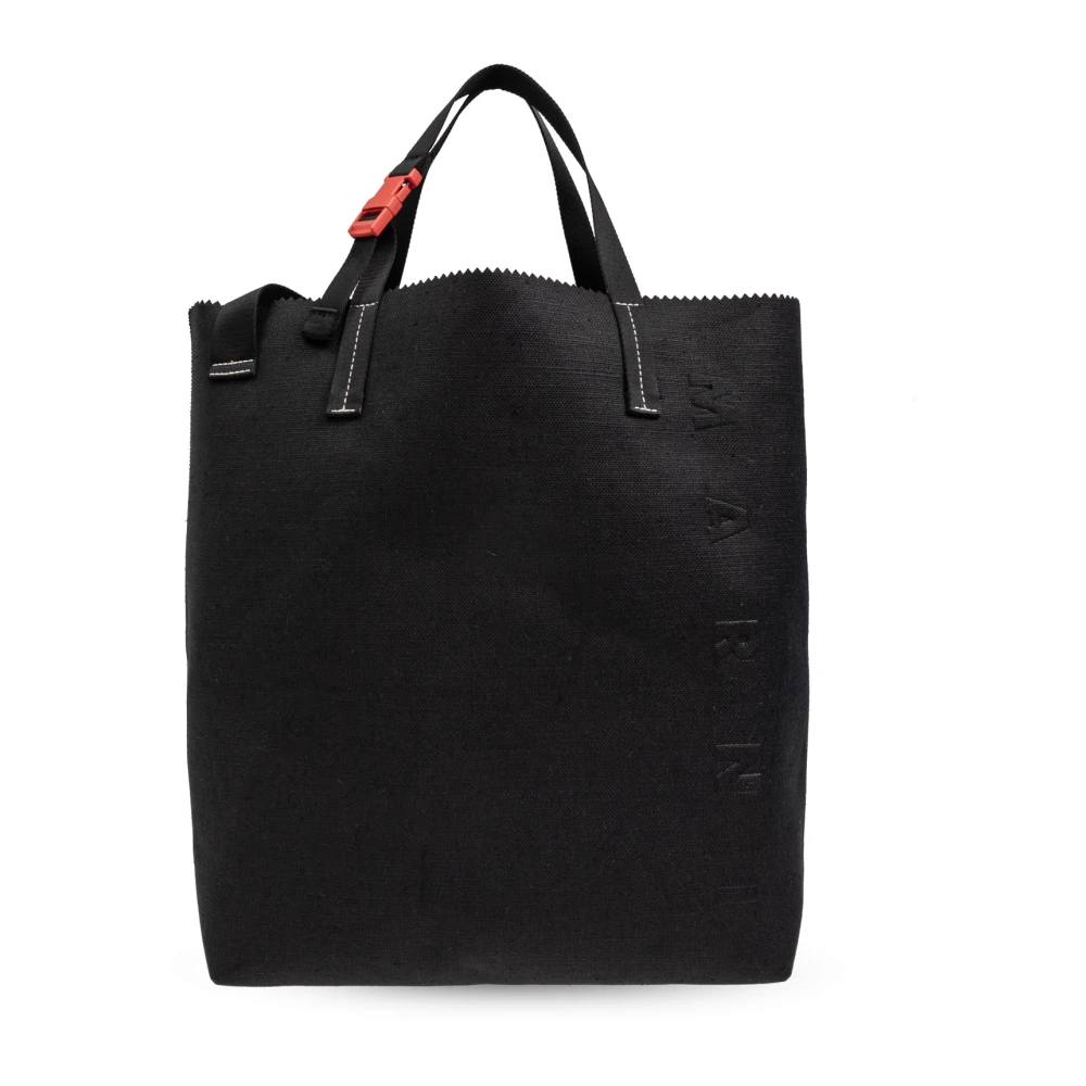 Marni Shopper Tas Black Heren