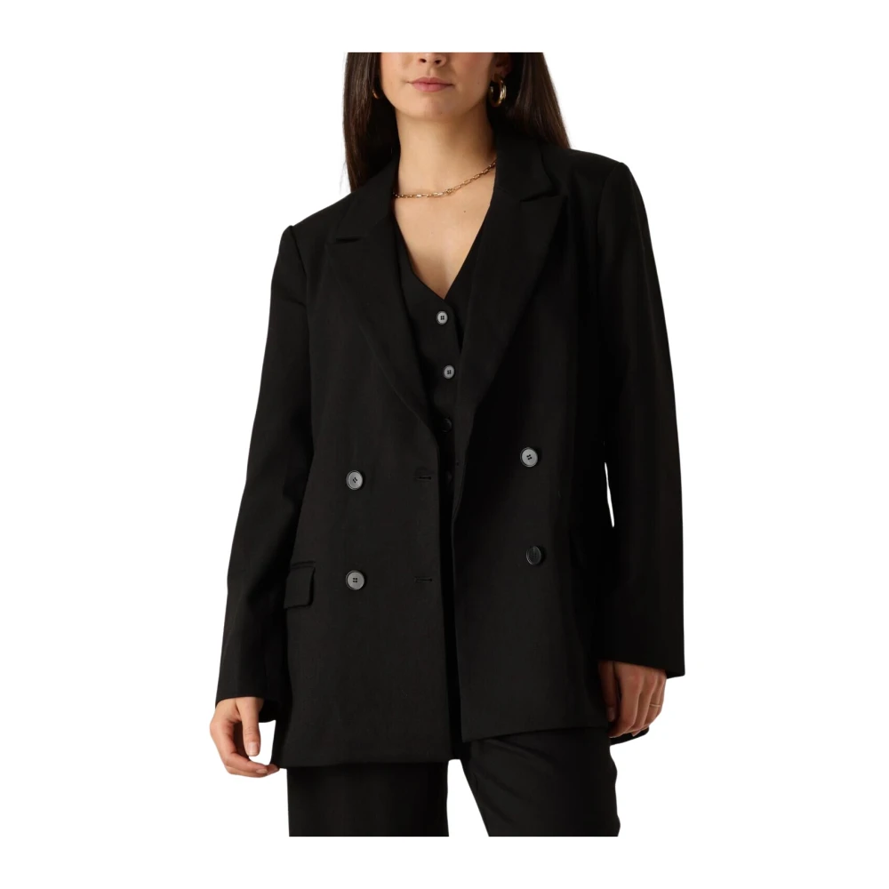 Notre-v Elegante Zwarte Blazer Nv-Elaine Black Dames