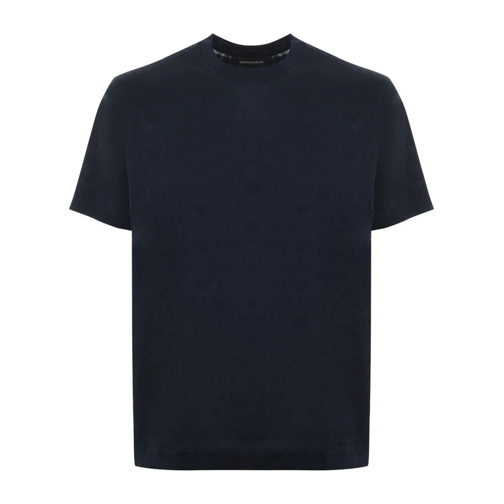 Emporio Armani Herren Blau Oberteile, Sgröße: