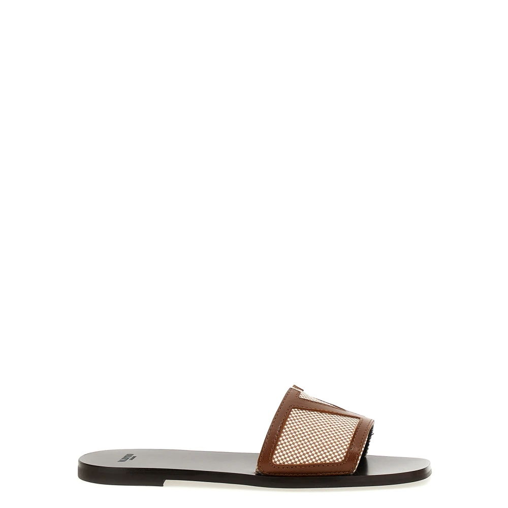 Valentino Garavani Women's Brown Vlogo Signature Slides