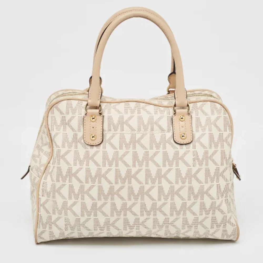 Michael Kors Pre-owned Leather handbags Beige Dames