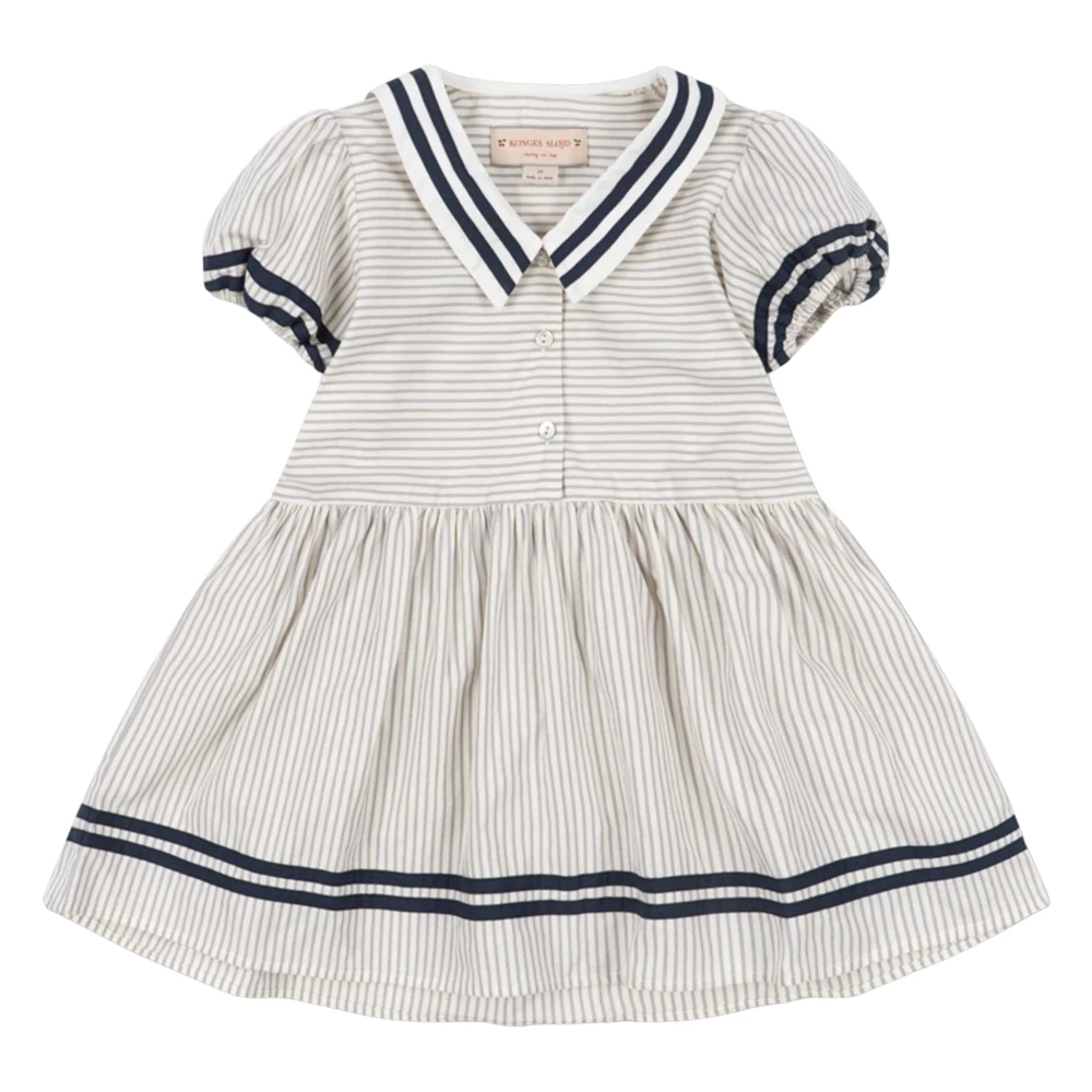 Konges Sløjd White Allie Sailor Dress - Unisex - Kids Occasion Wear - 5 Y - Kids