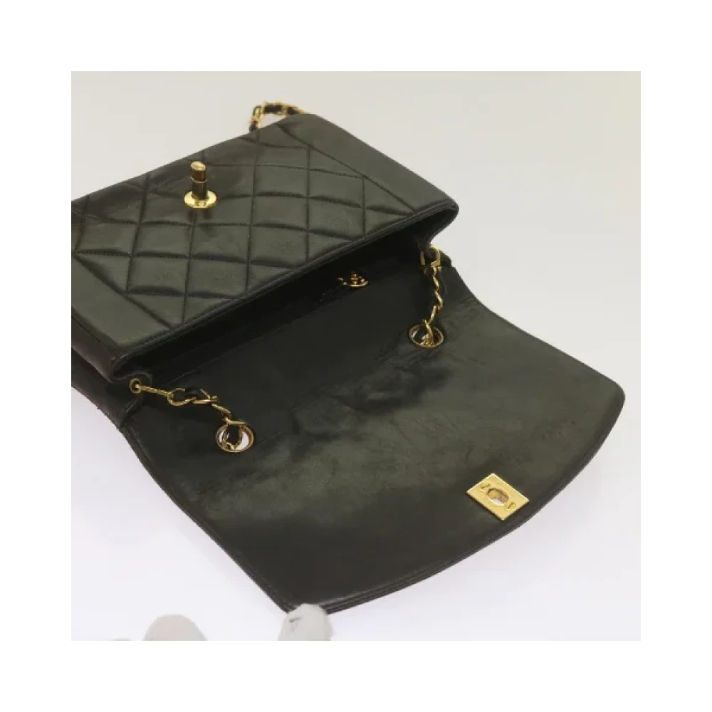 Chanel Vintage Pre-owned Leather chanel-bags Black Dames