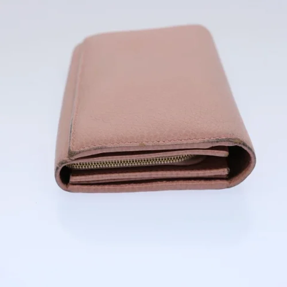 Gucci Vintage Pre-owned Leather wallets Pink Dames