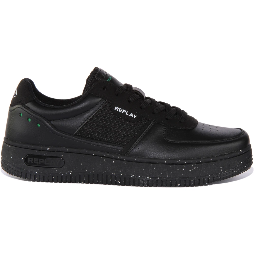 Replay Men's Black Sneakers, 7 Uk, Epic M Green 2 Trainers