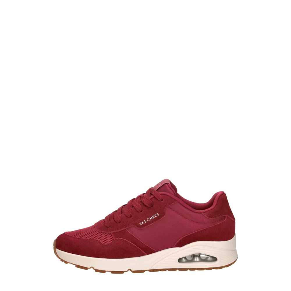 Skechers Uno Low Sneakers Heren Schoenen Rood