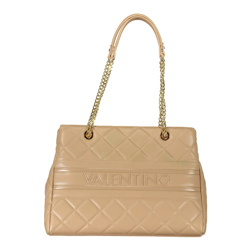 Valentino By Mario Valentino Women's Beige Shoulder Bag With Chain Strap